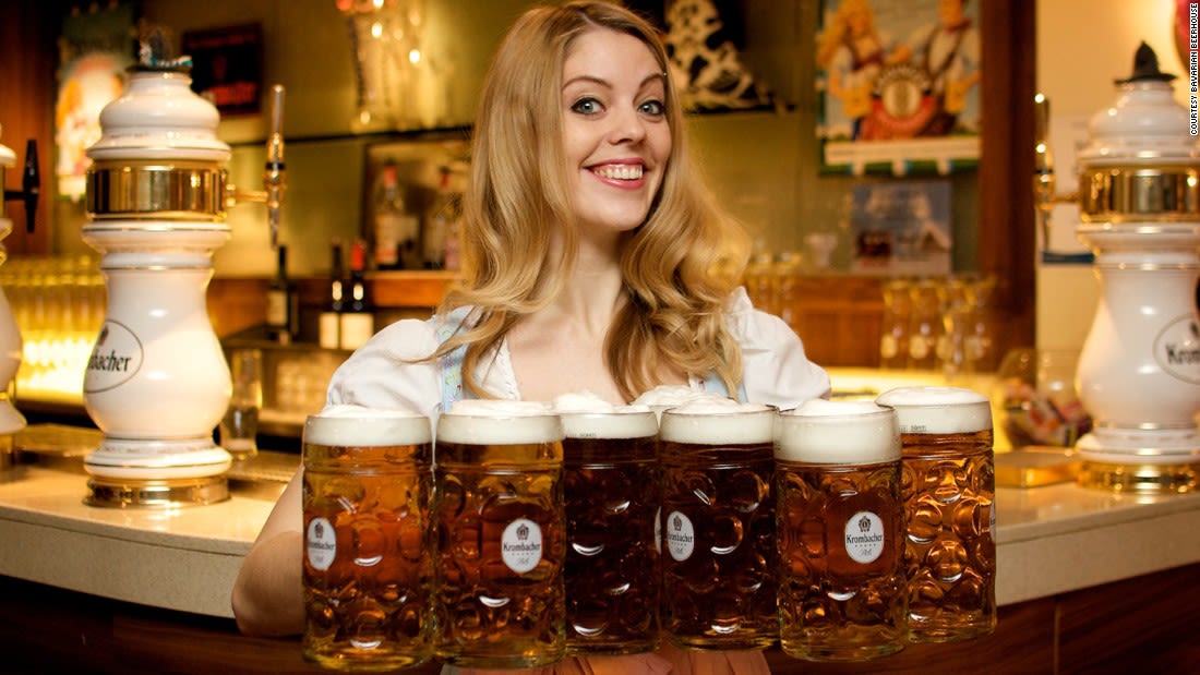 German-beer-served