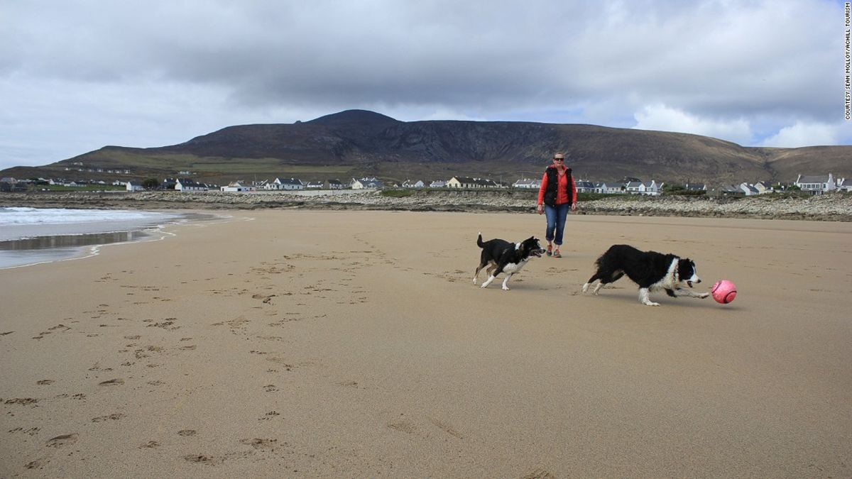 Irish Beach Dooagh Reappears 33 Years After Vanishing Cnn Travel