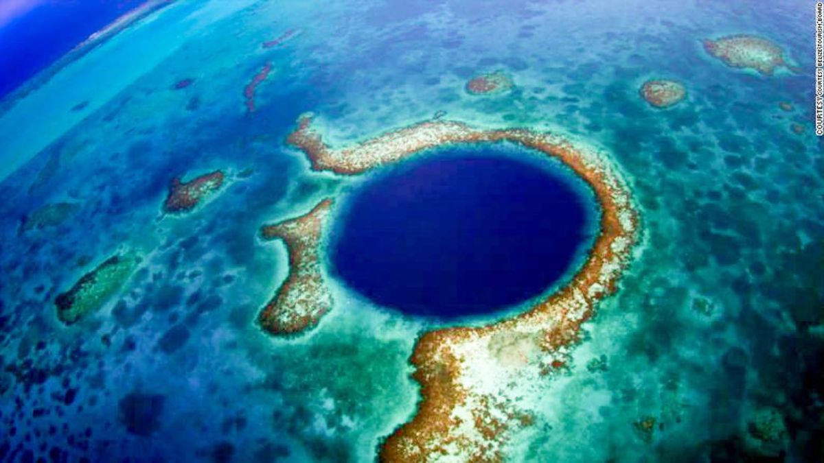 Image result for Blue Hole in Belize