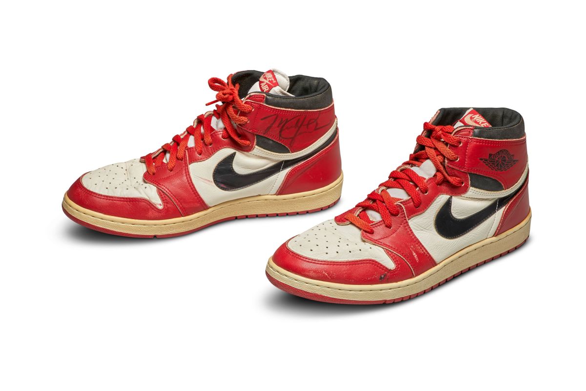 Nike Air Jordan 1s from 1985 