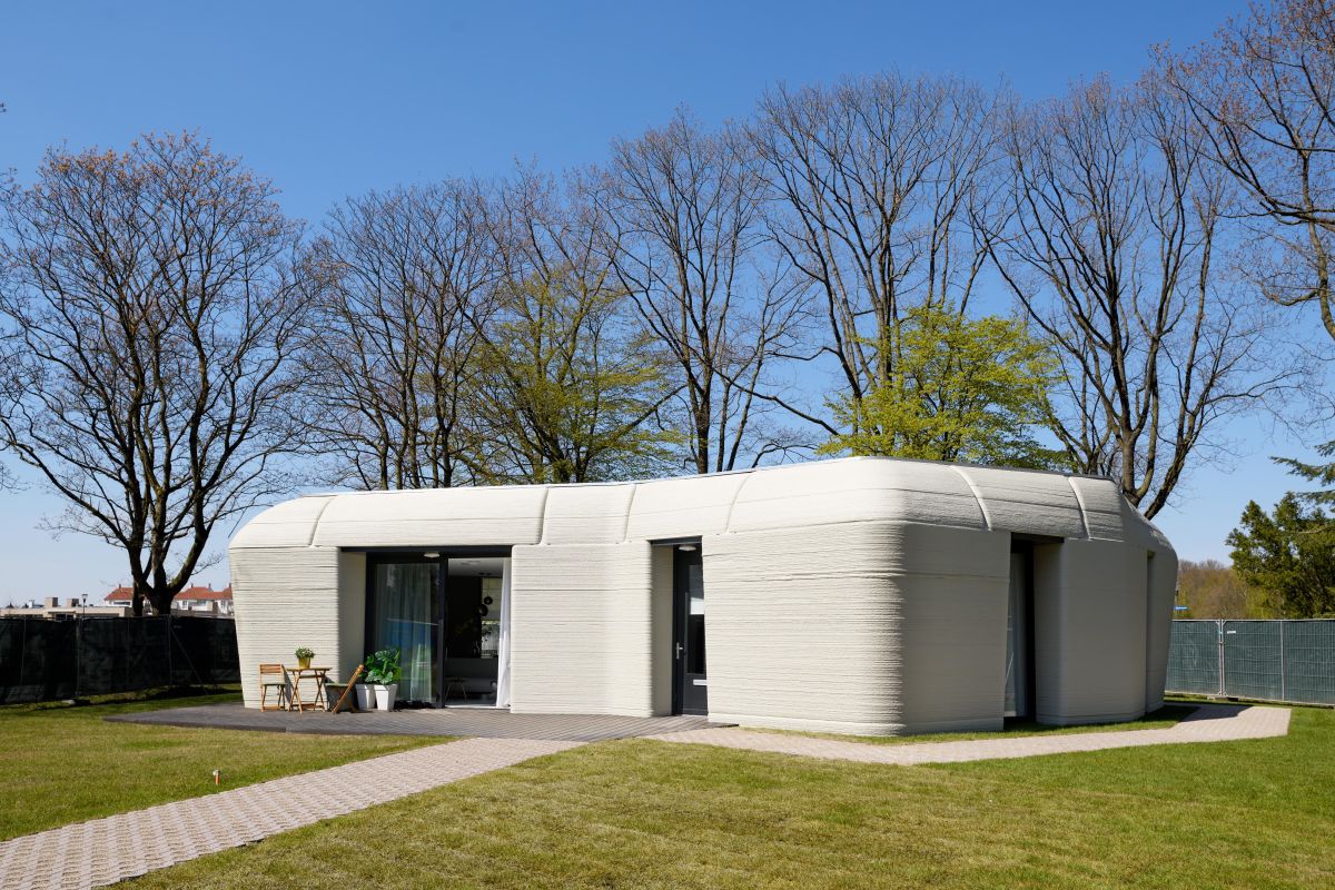 Vacature Cater samen A 3D-printed concrete house in the Netherlands is ready for its first  tenants - CNN Style