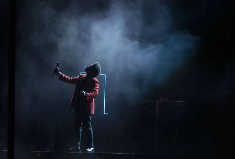 The Weeknd opened with "Call Out My Name" and "Starboy."Kevin C. Cox/Getty Images