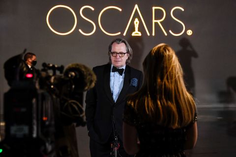 Best actor nominee Gary Oldman was among those in London. Alberto Pezzali/Pool/Getty Images