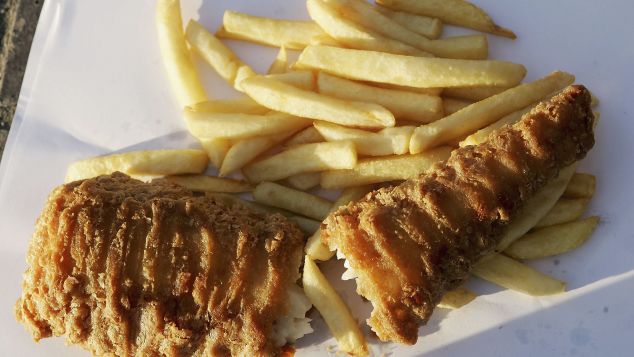 Fish and chips -- not just for Fridays.