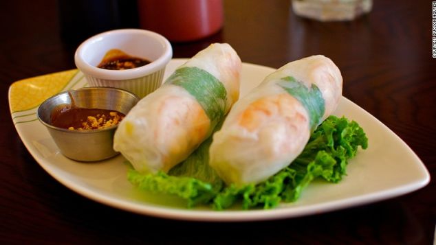 Summer rolls: Light, refreshing and wholesome. 