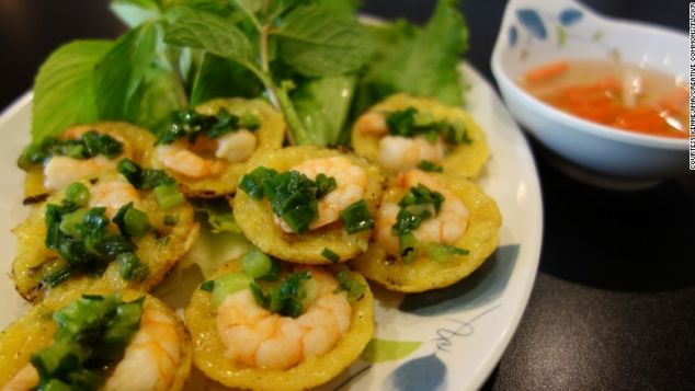 Bite-size, delightful Vietnamese pancakes.