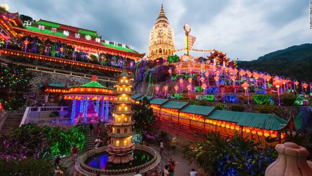 Penang's Kek Lok Si is a major draw for Buddhists across Southeast Asia. 