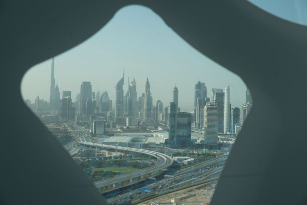 Dubai frame view