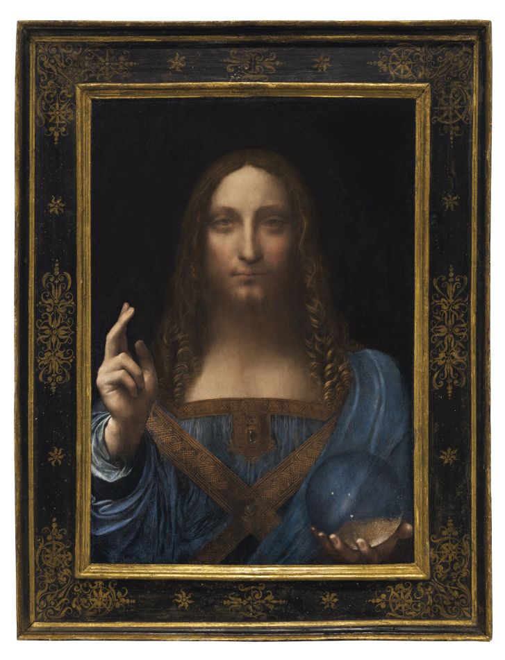 'Salvator Mundi' ('Savior of the World') is one of fewer than 20 known paintings by da Vinci.