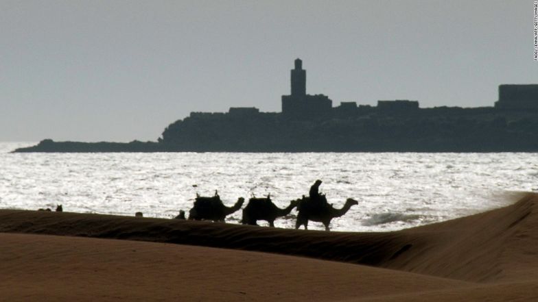 Essaouira is beautiful at dusk.